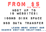 host 10 websites from $5
